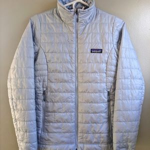 Patagonia Nano Puff Women's XS jacket Chilled Blue EUC